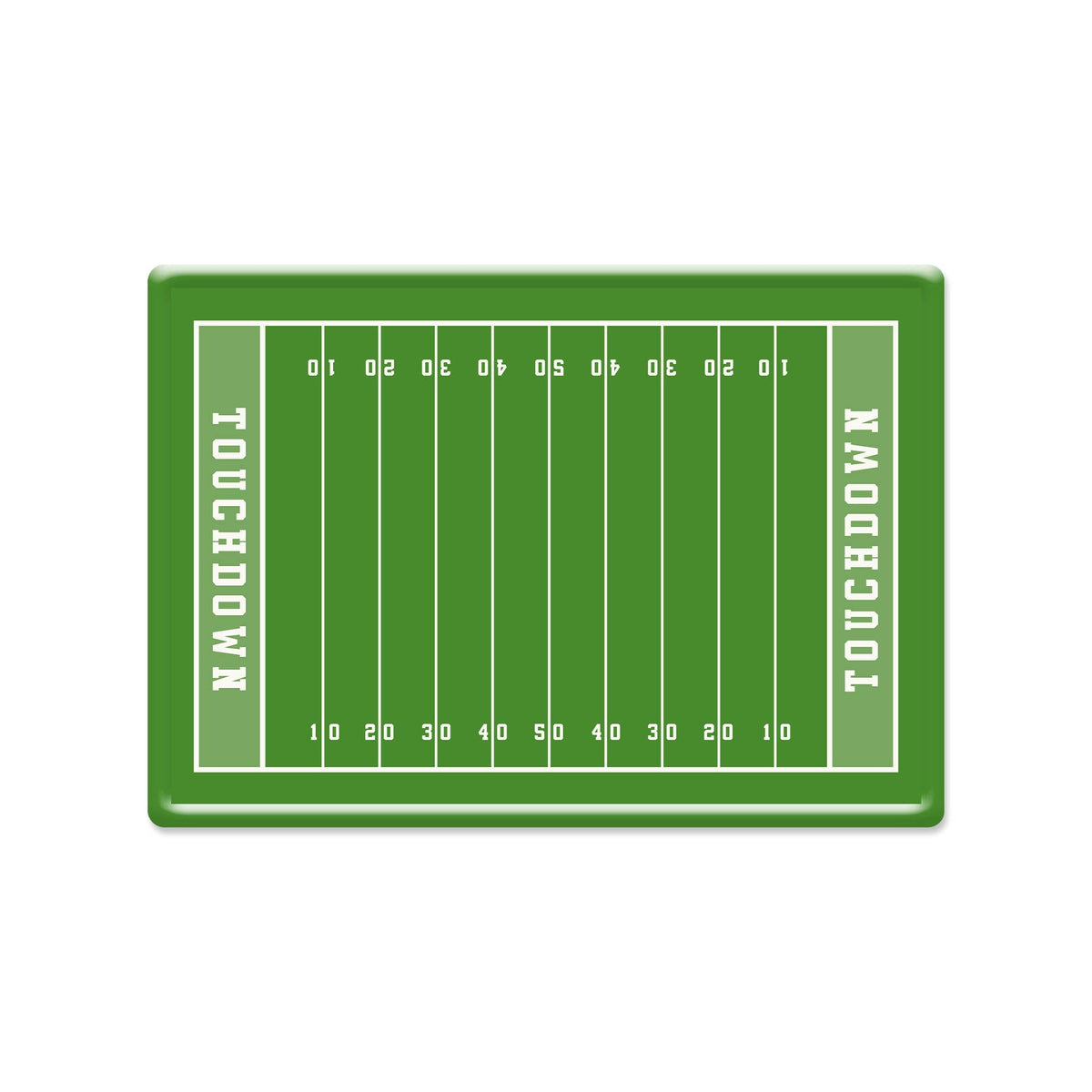 PLFTB51 - Football Field Paper Platter 12x17 (6 ct)