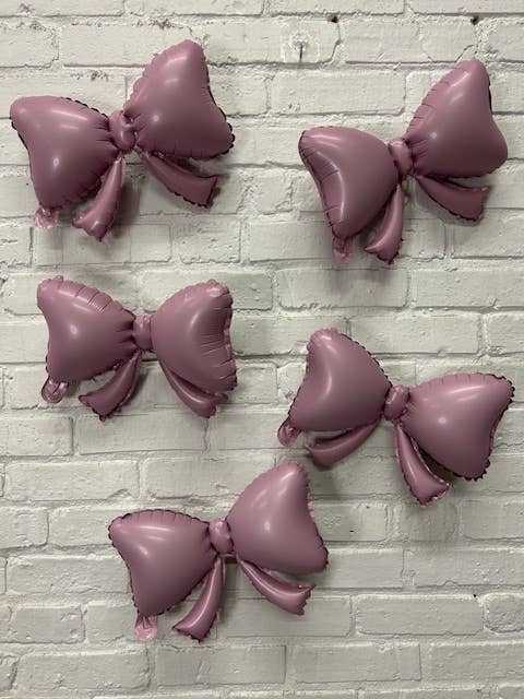 Mini Bows in Pink 9" (AIR FILL)
