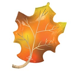 Orange/Yellow Leaf Foil