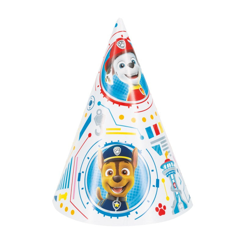 Paw Patrol Party Hats- 8ct