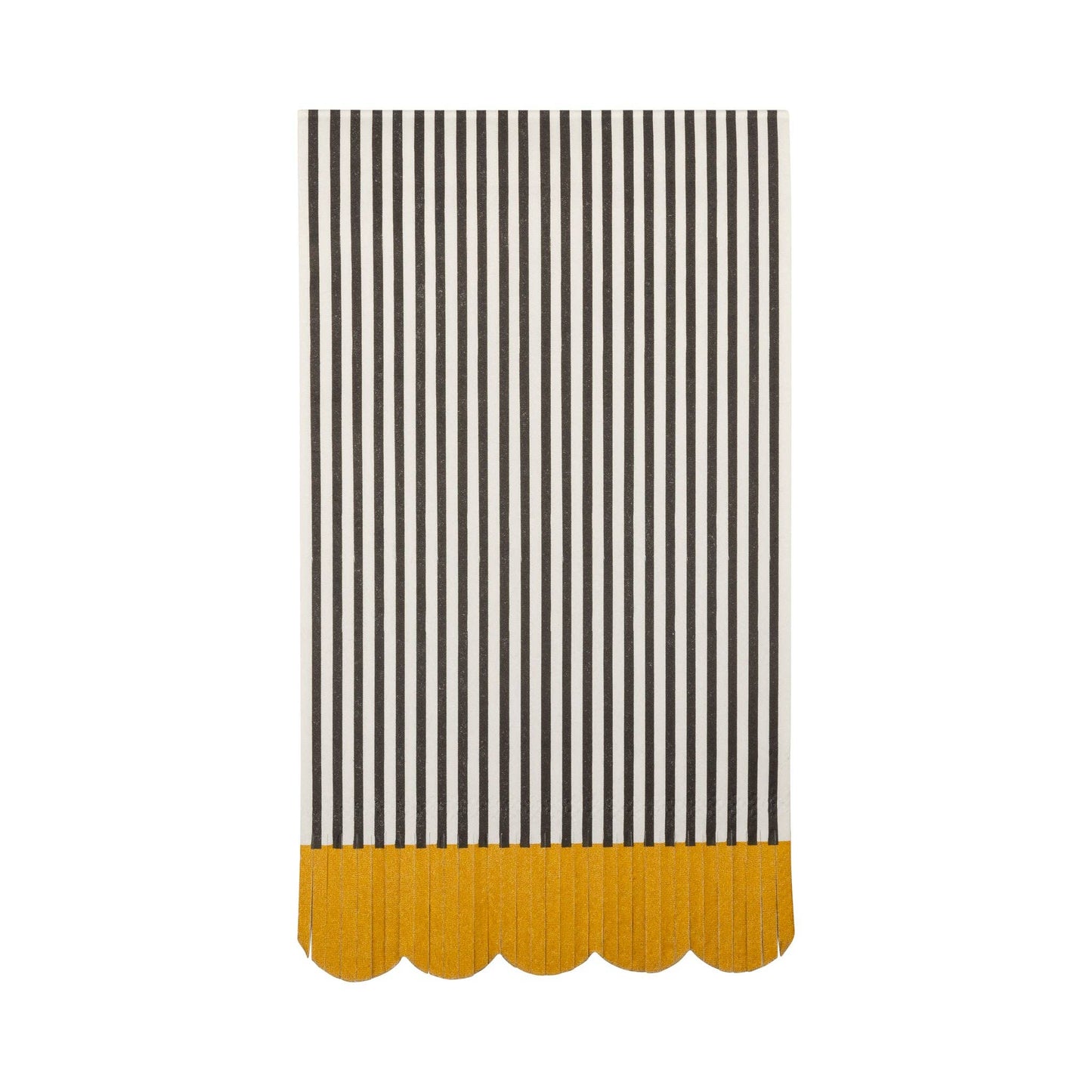 GRD1135 - Black & Cream Striped Dinner Napkin