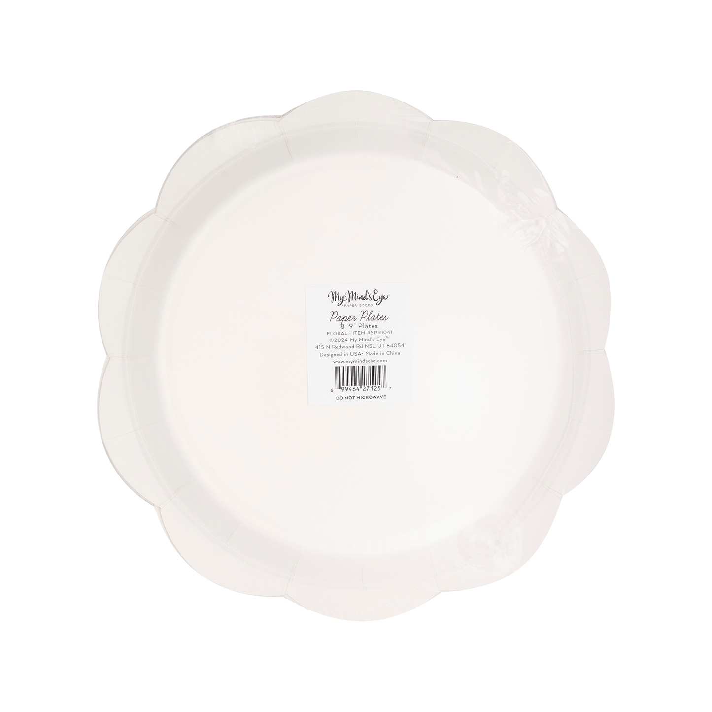 SPR1041 - Floral Plate