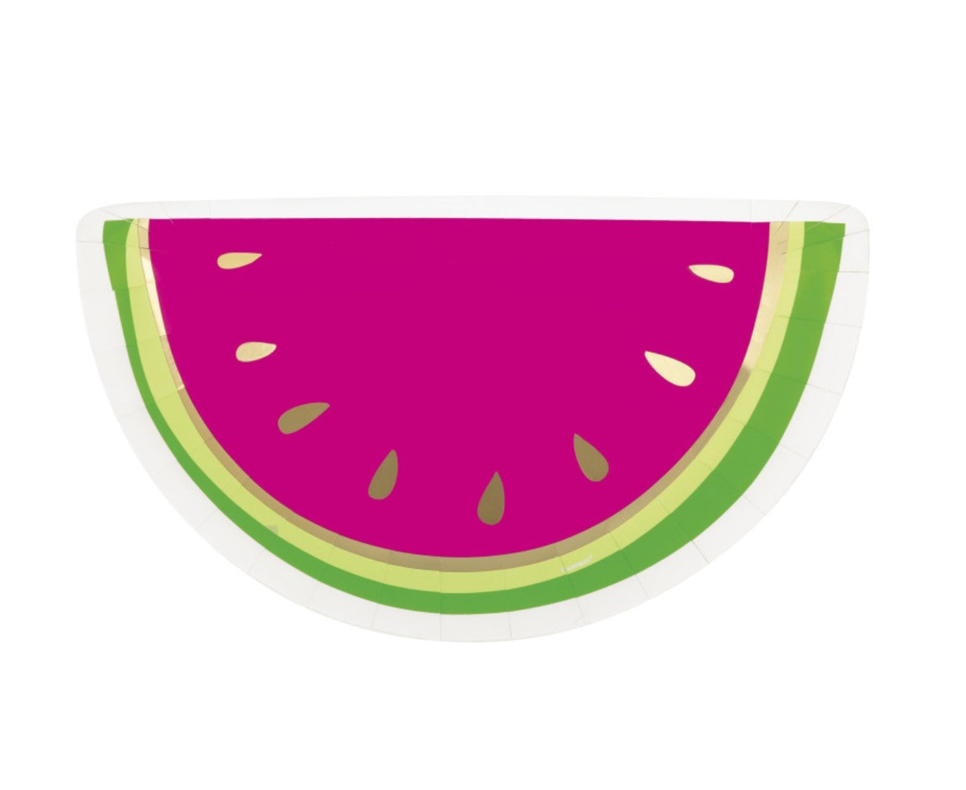 Watermelon Shaped Plates