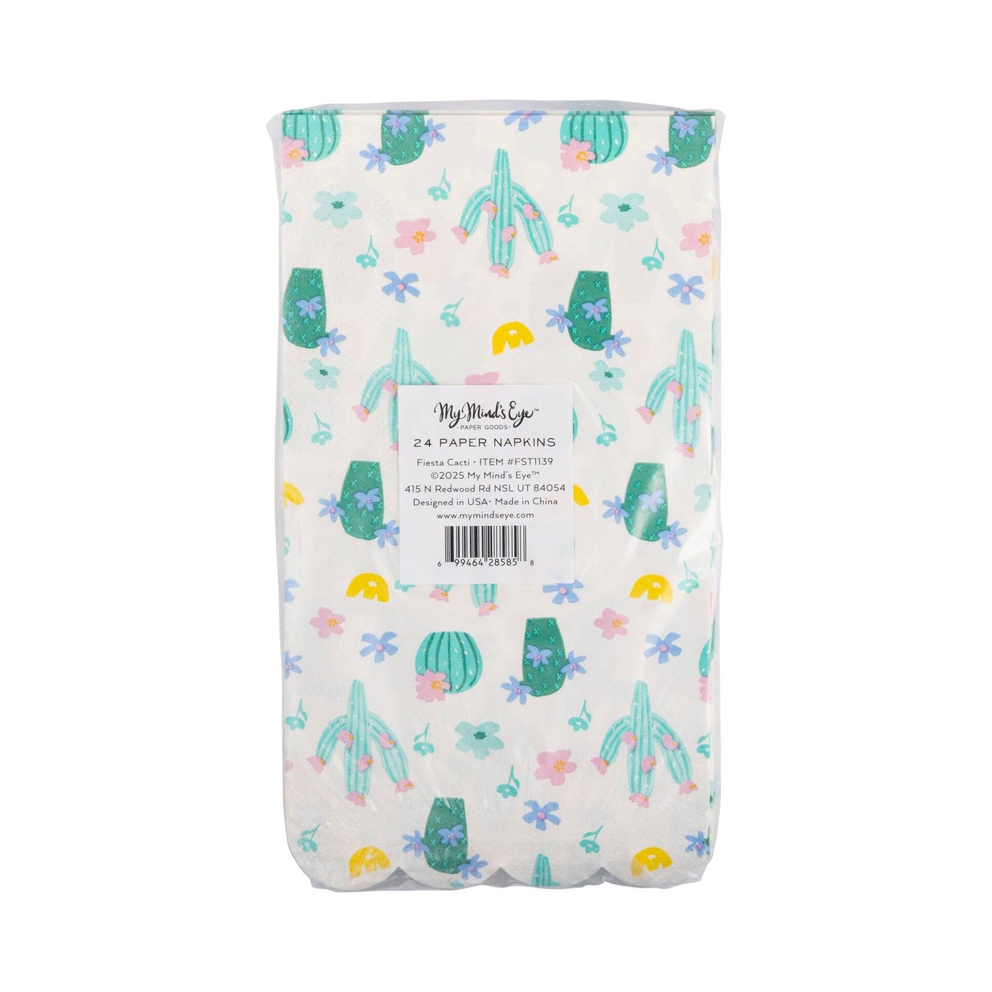 FST1139 - Fiesta Cacti Pattern Dinner Napkin