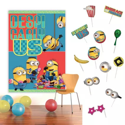 Minion Backdrop with Props