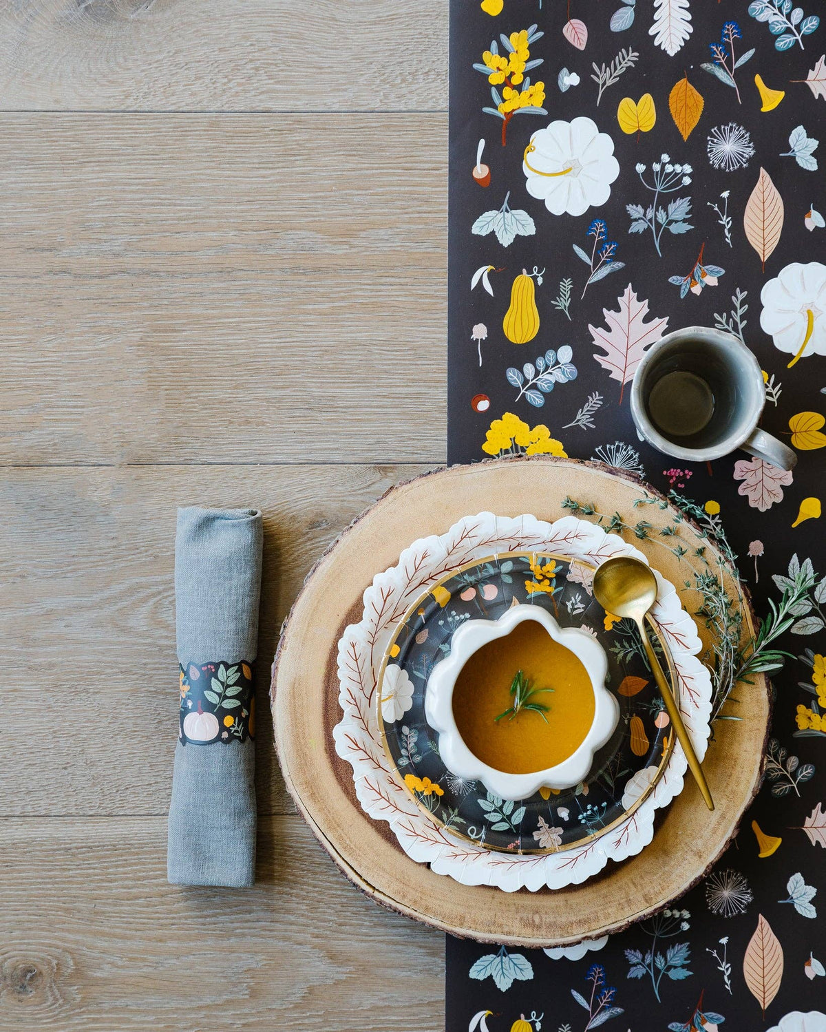 THP918 - Harvest Moody Fall Paper Napkin Rings