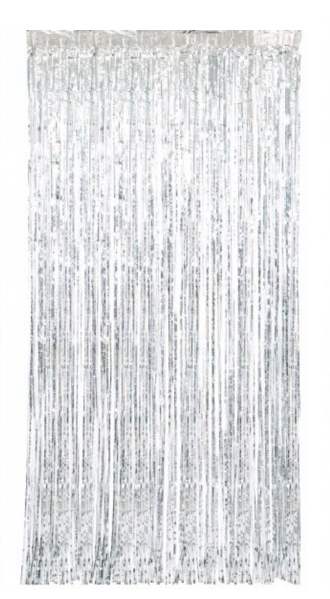 Silver Fringe Curtain