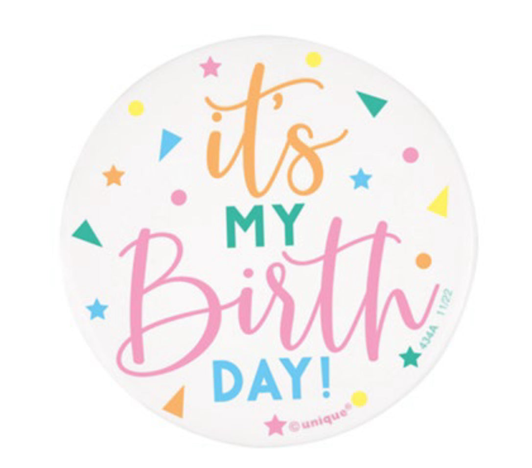 It’s My Birthday Button