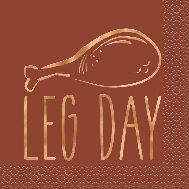 Turkey Leg Day Napkin 16ct