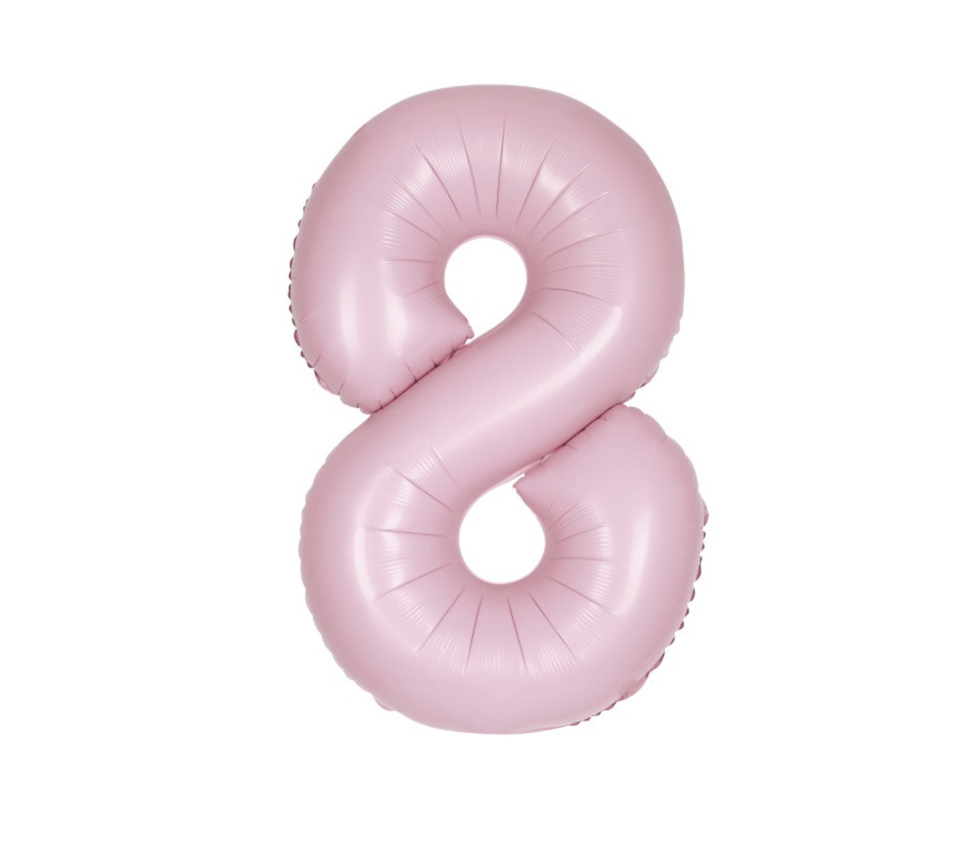 34” Number 8 (Matte Light Pink)