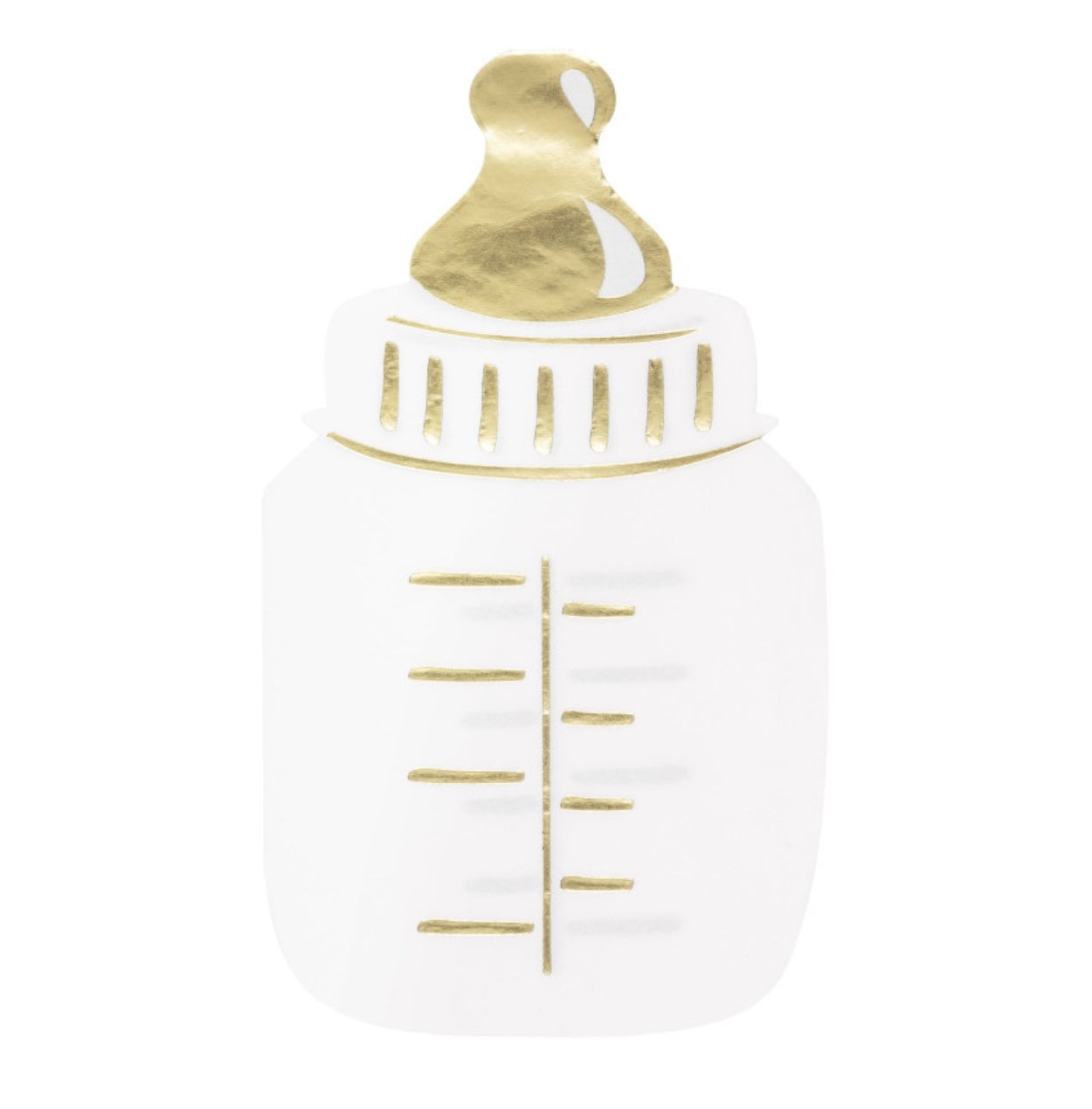 Baby Bottle Shaped Napkins