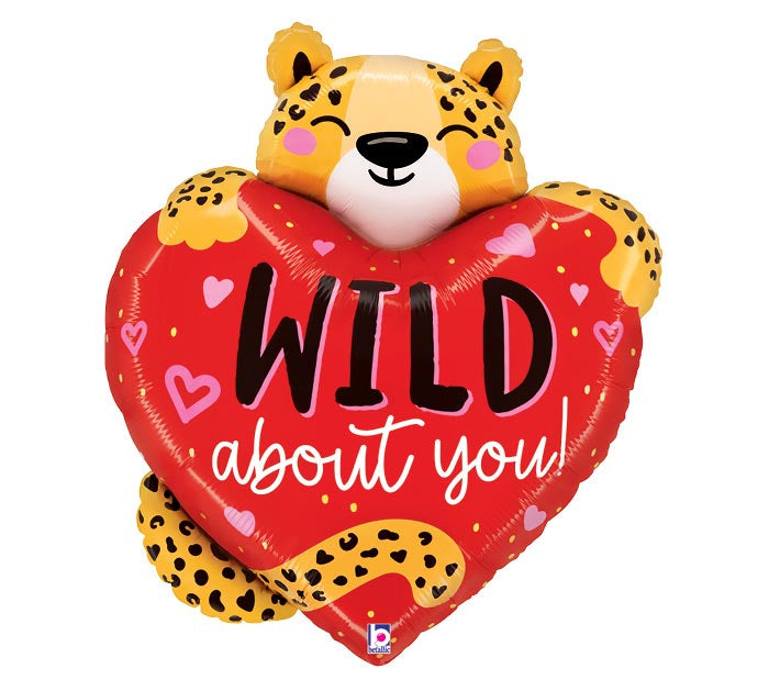 Wild about you Valentine Balloon