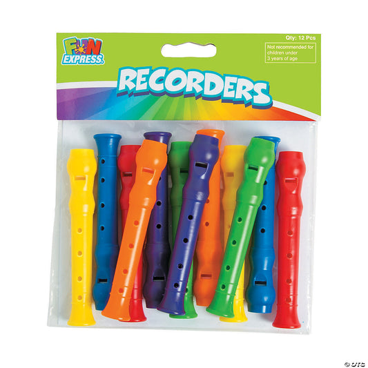 Mini Recorders - 12ct