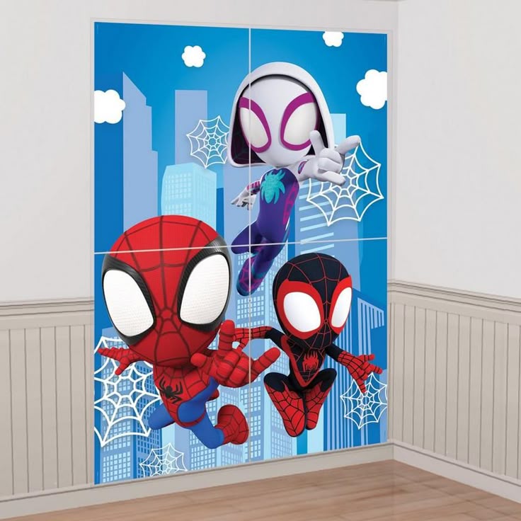 Spidey & Friends Backdrops with Props