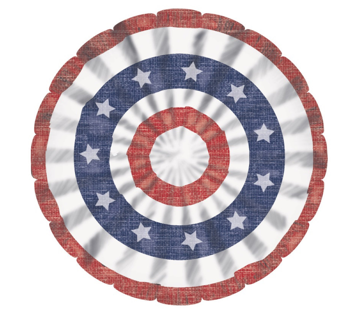 Classic Americana Rosette-Shaped Paper Placemats 8ct