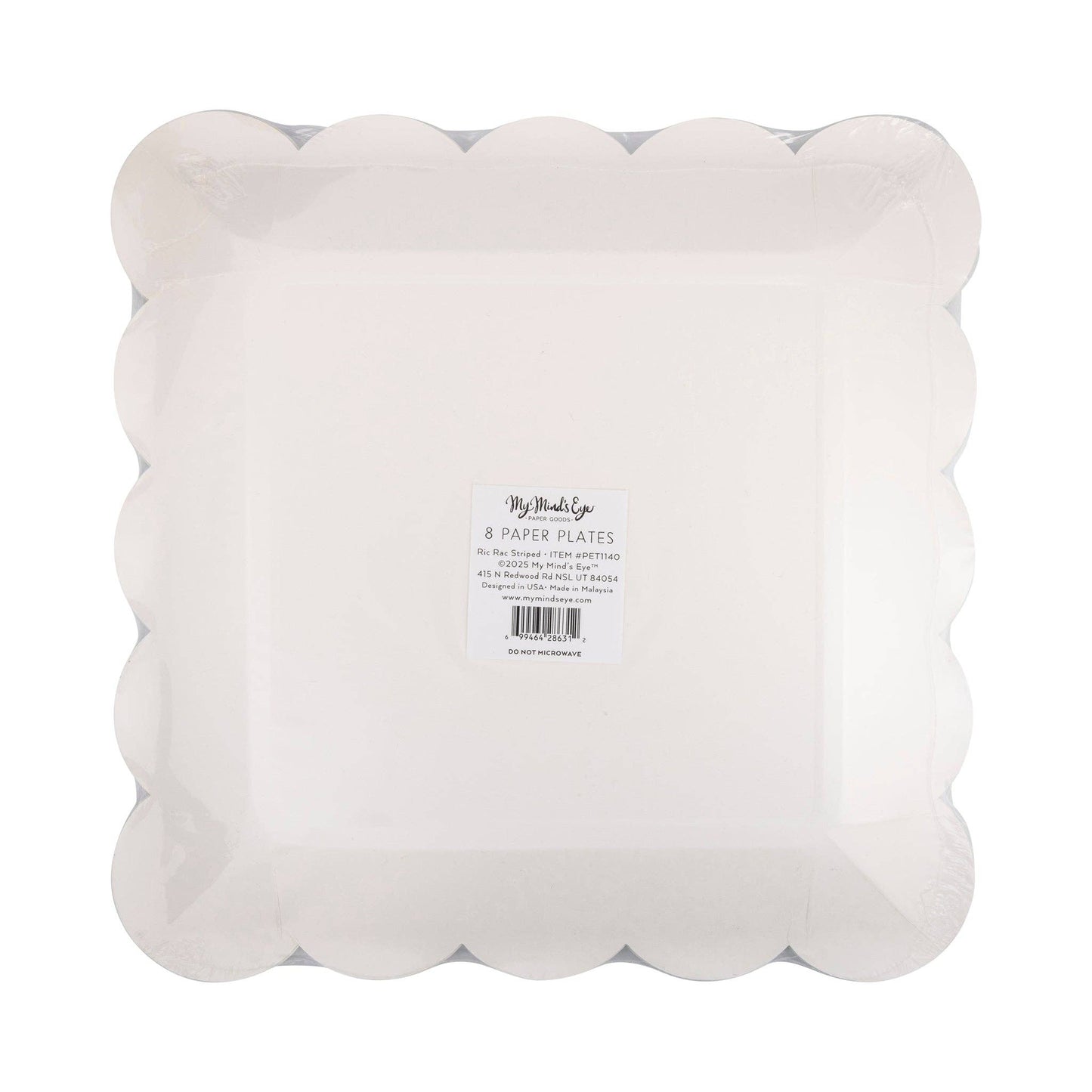 PET1140 - Ric Rac Striped Plate