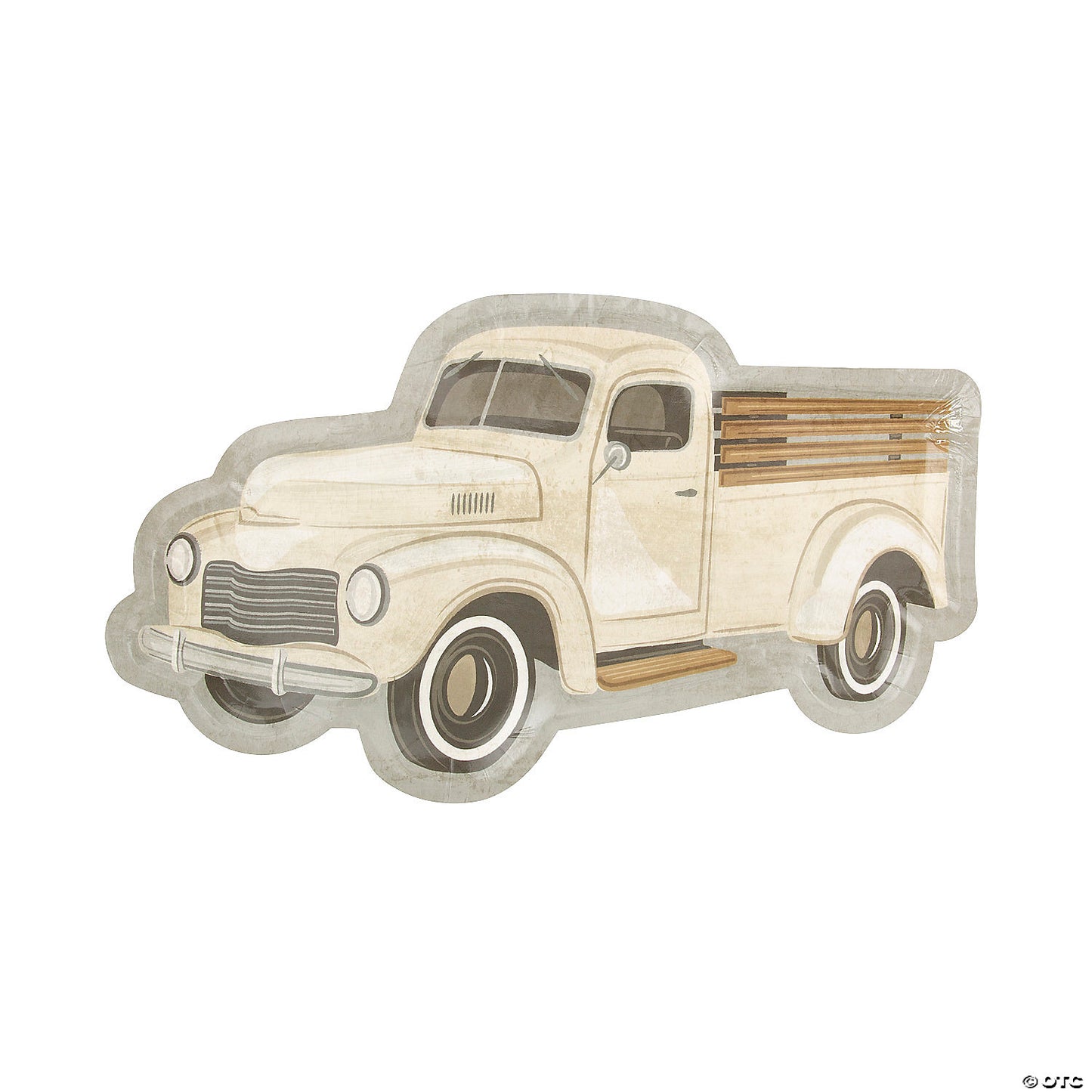 Country Truck Dessert Plate - 8ct