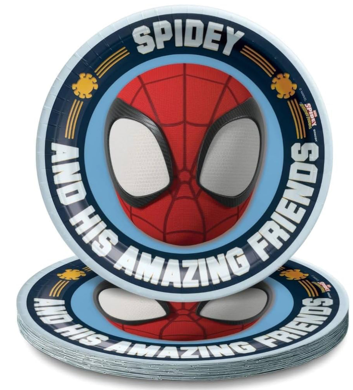 Spidey & Friends Desert Plate 8ct