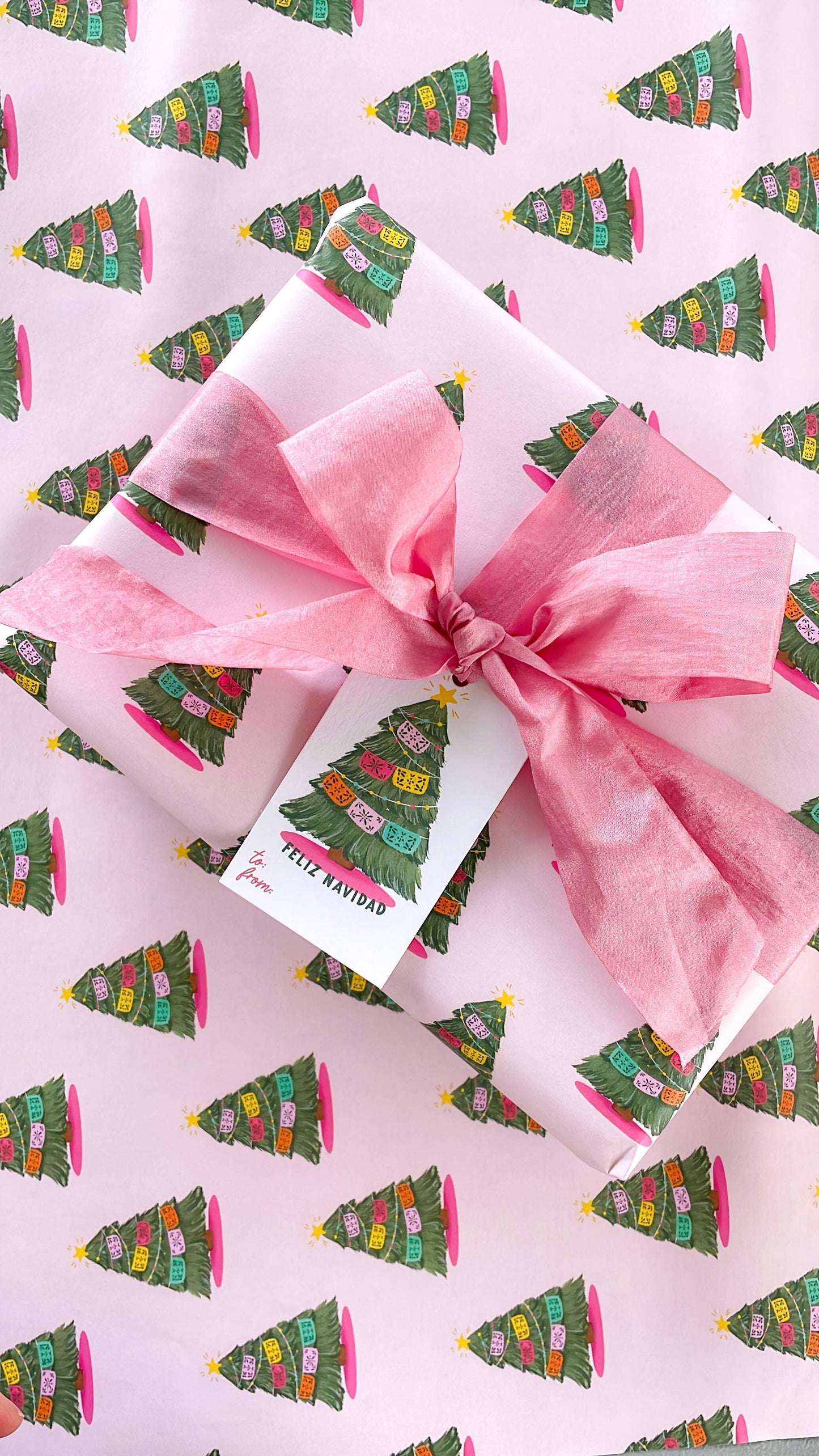 Papel Picado Navidad Gift Wrap | Christmas Wrapping Paper -