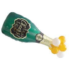 Champagne Bottle Foil Balloon 47”