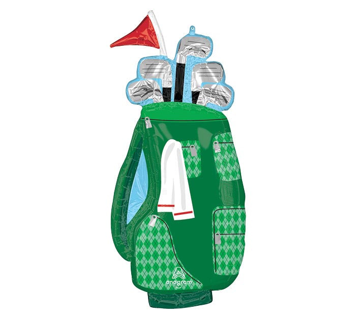 Golf Club Supershape Foil Balloon 37”