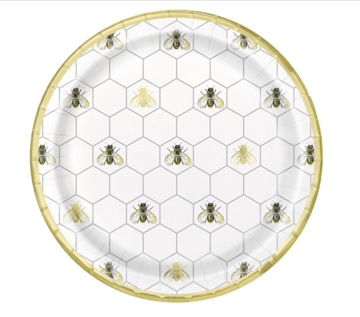 Golden Bumblebee 9” Plate