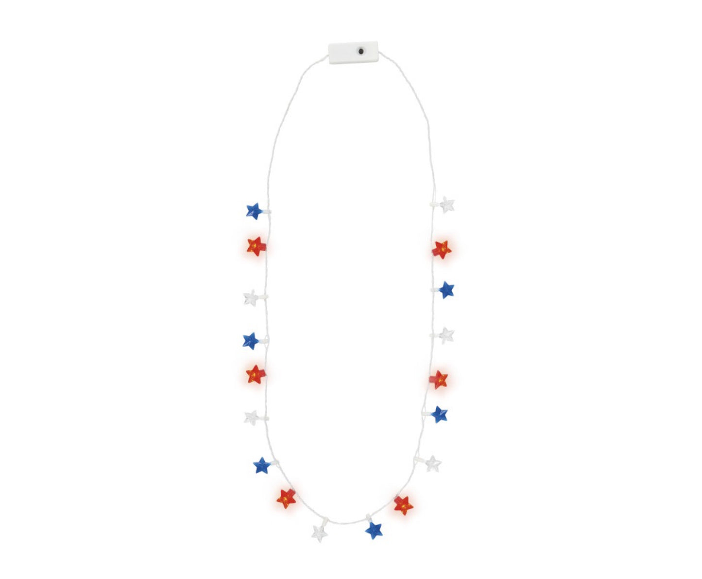 Patriotic Stars LED Necklace