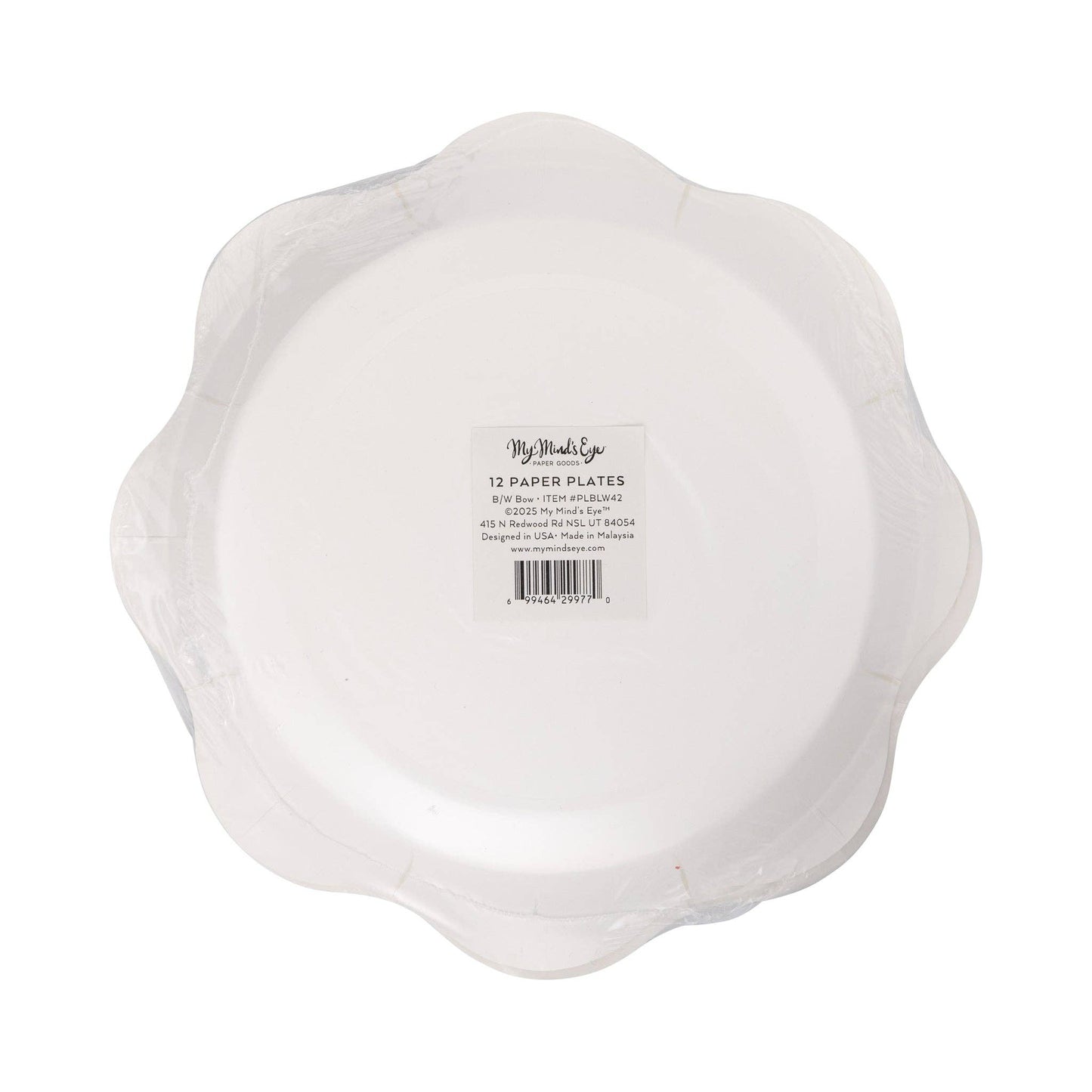 PLBLW42 - Black Bow Plate