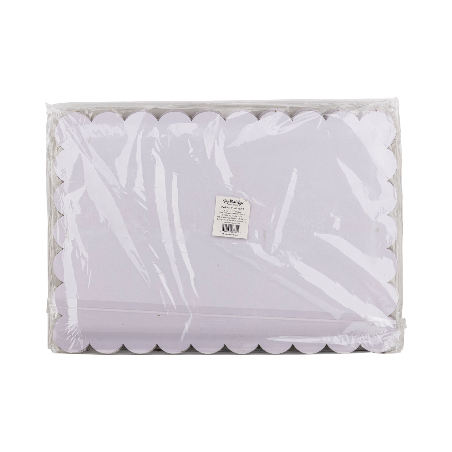 PLPP109 - Bows & Pine Paper Platters