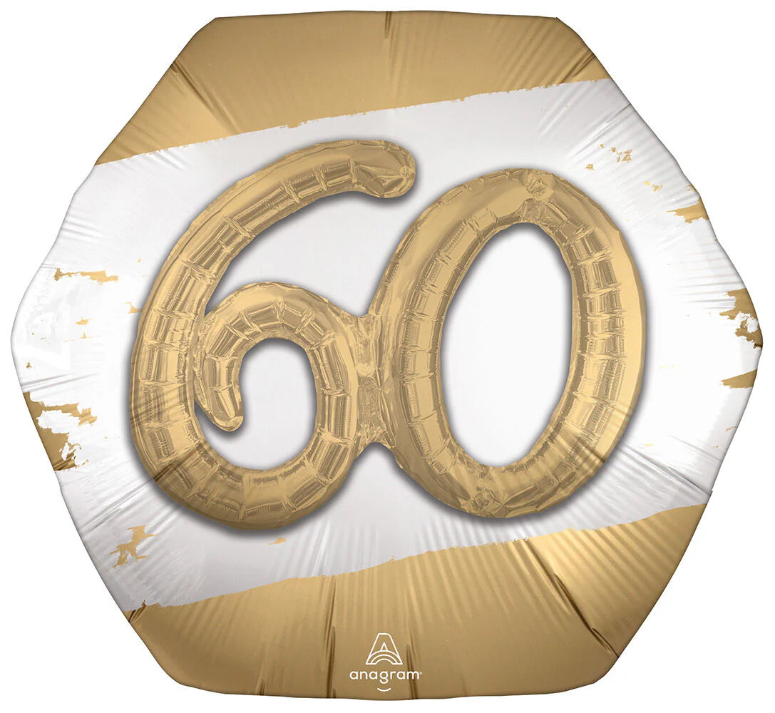 Multi-Balloon 60th Jumbo Foil