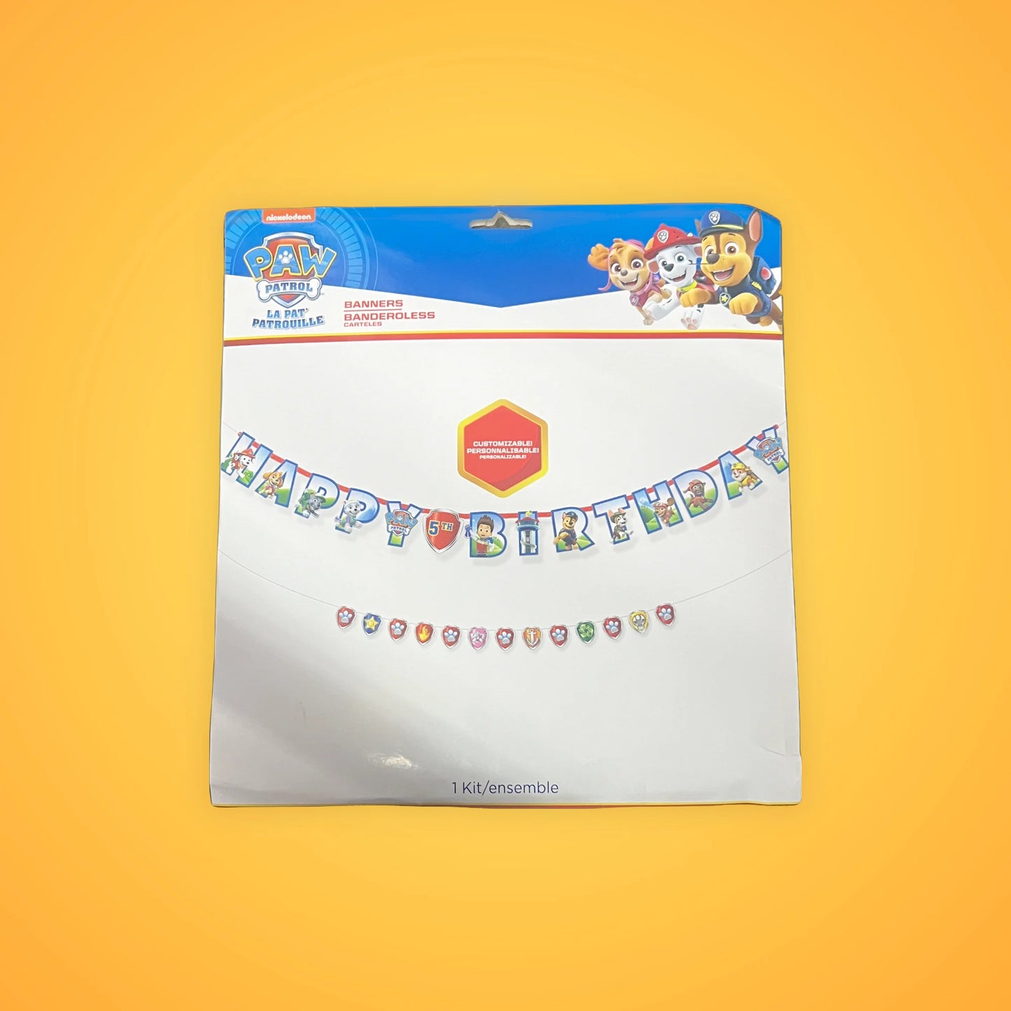 Paw Patrol Birthday Banner