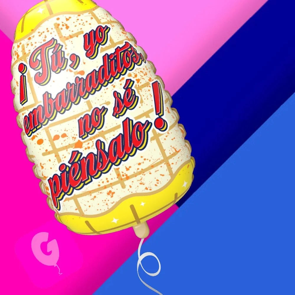 Elote Valentines Balloon