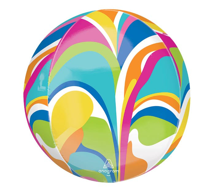 Multi-Color Marble Orb