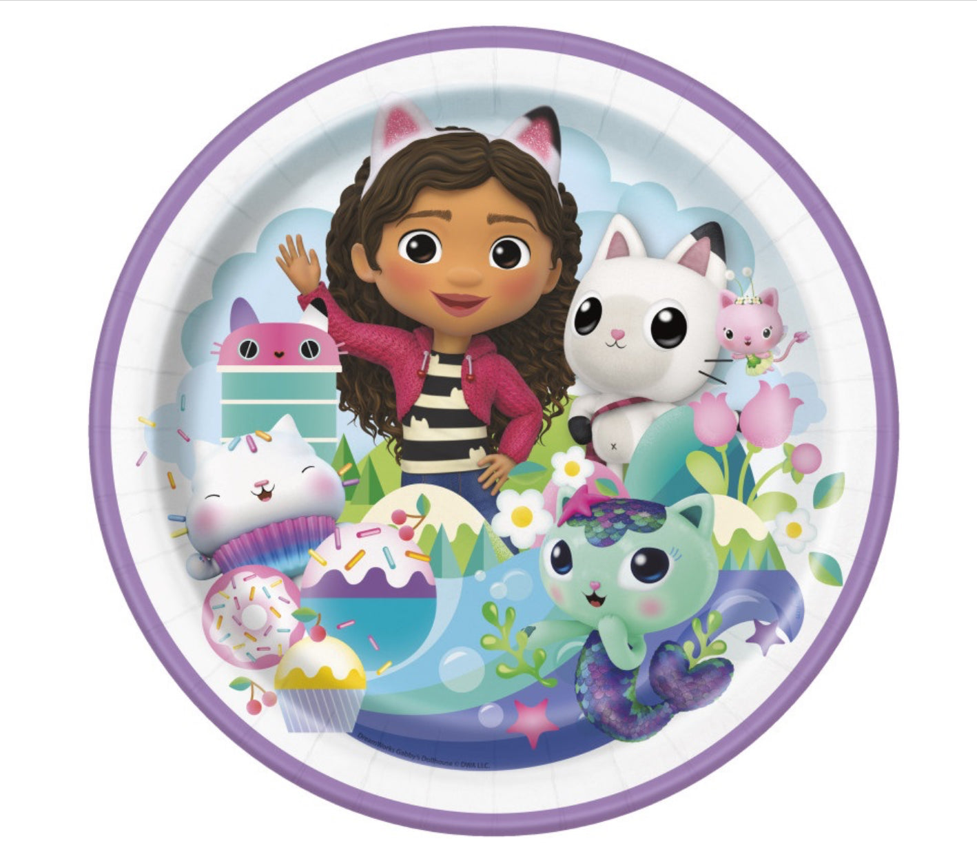 Gabby’s Doll House Plate 9”