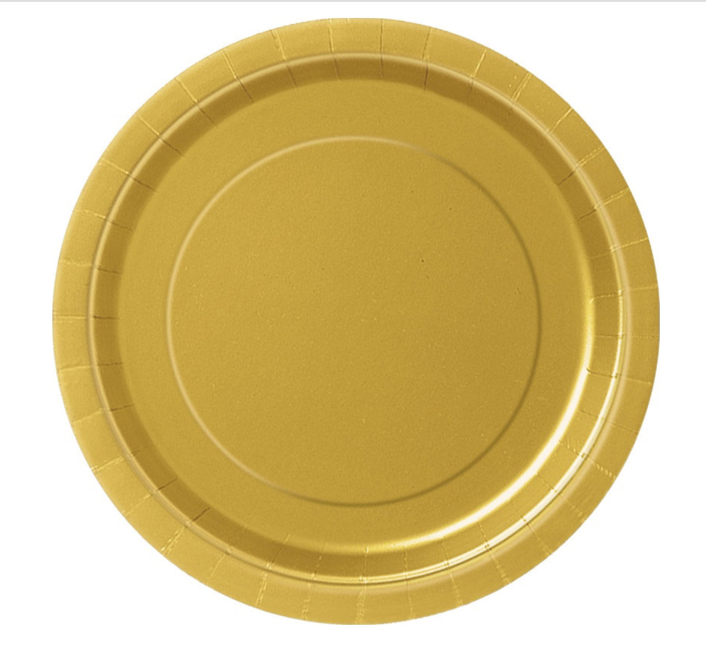 Gold Dinner Plate 8ct