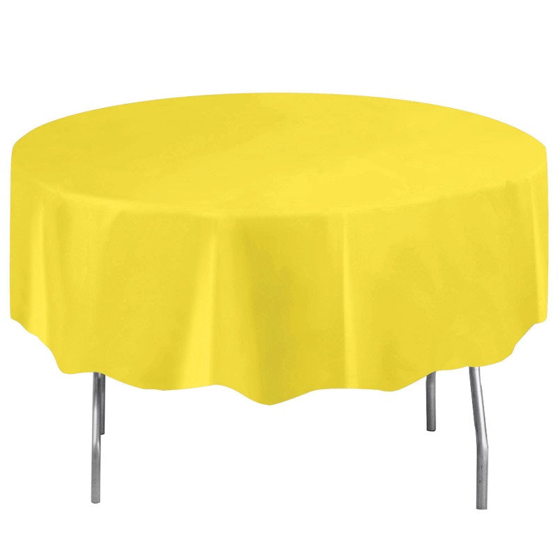 Yellow Round Tablecover