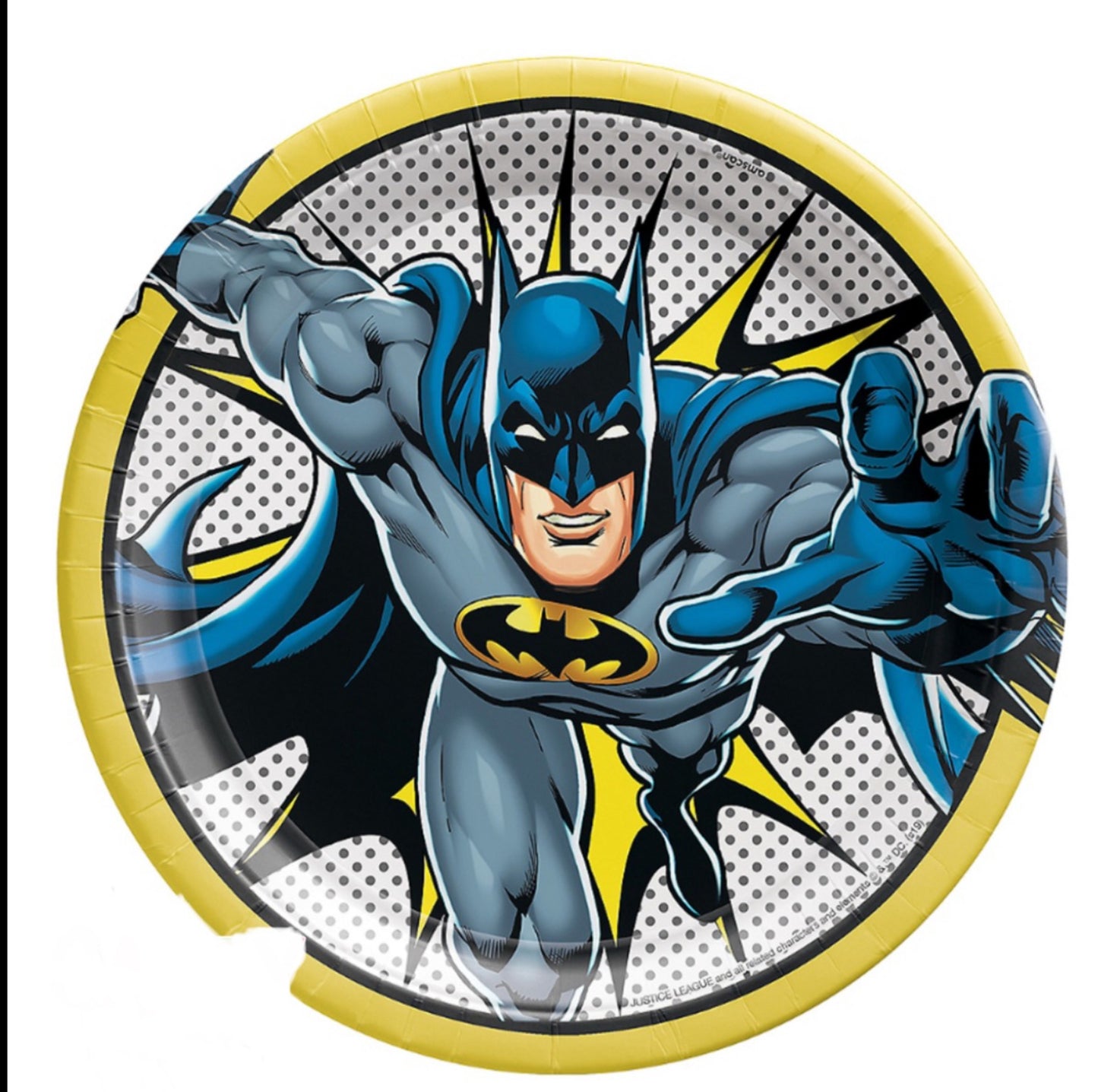 Batman Plates 8ct