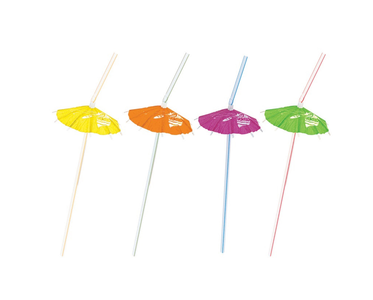 Umbrella Straws- 6ct