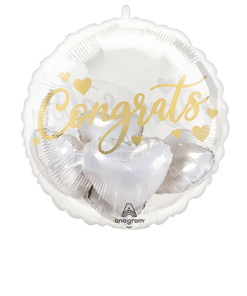 Congrats- Heart Foils Inside