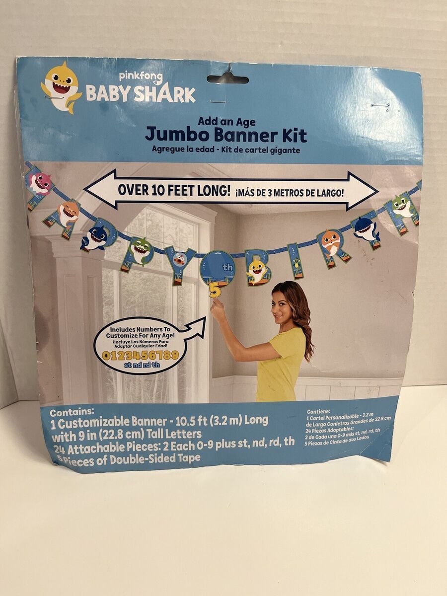Baby Shark Jumbo Banner Kit