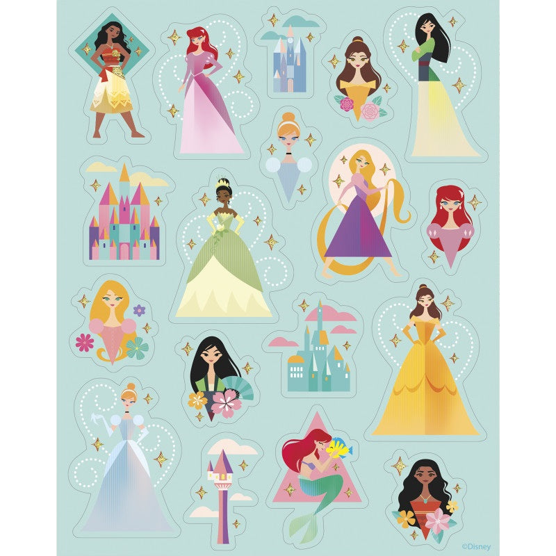 Disney Princess Stickers- 4 sheets