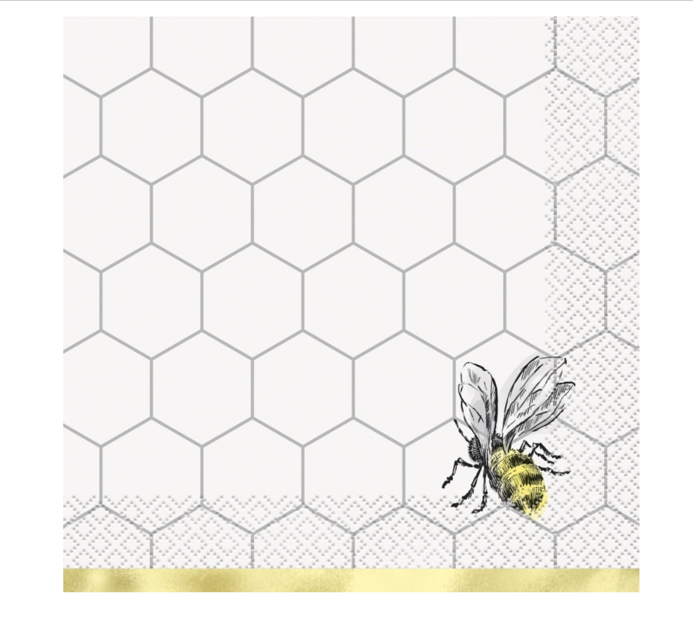 Golden Bumblebee Napkins