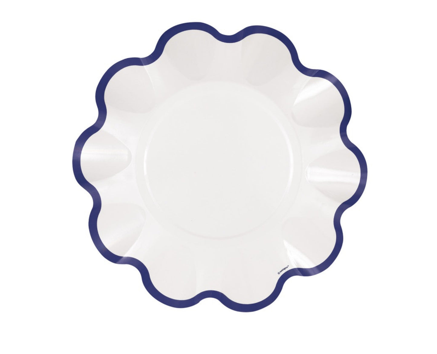 Patriotic USA Ruffled Edge Dinner Plates
