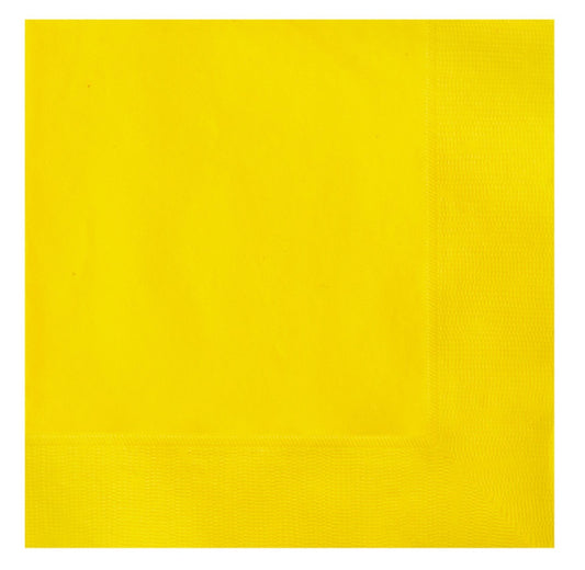 Yellow Napkins 20ct