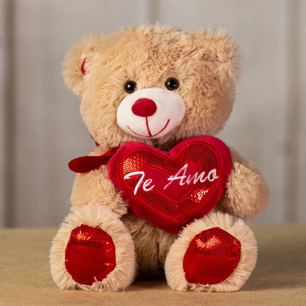12” Te Amo Bear Plush