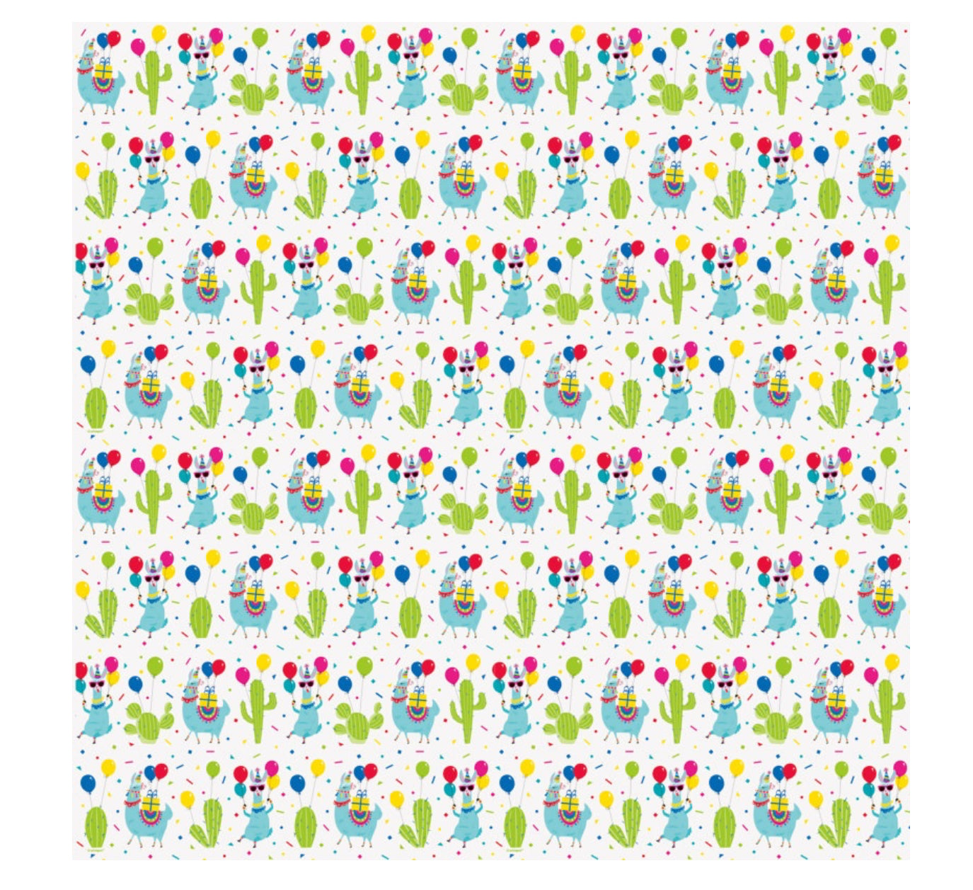 Party Llama Gift Wrap