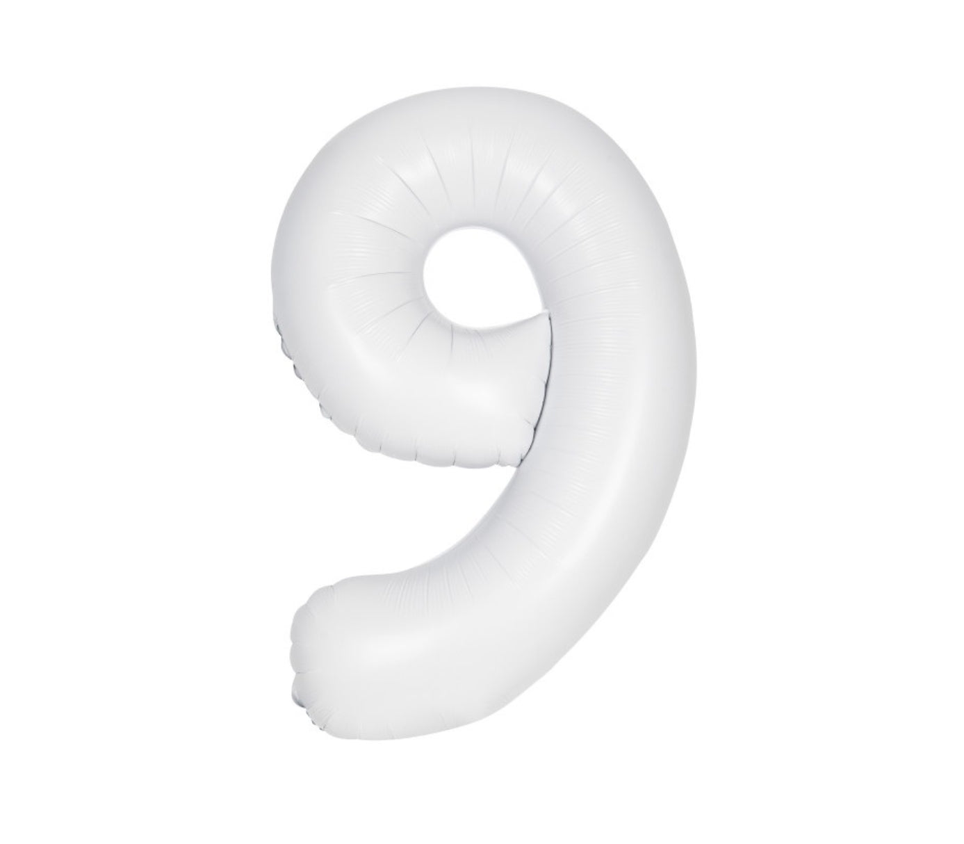 34” Number 9 (Matte White)