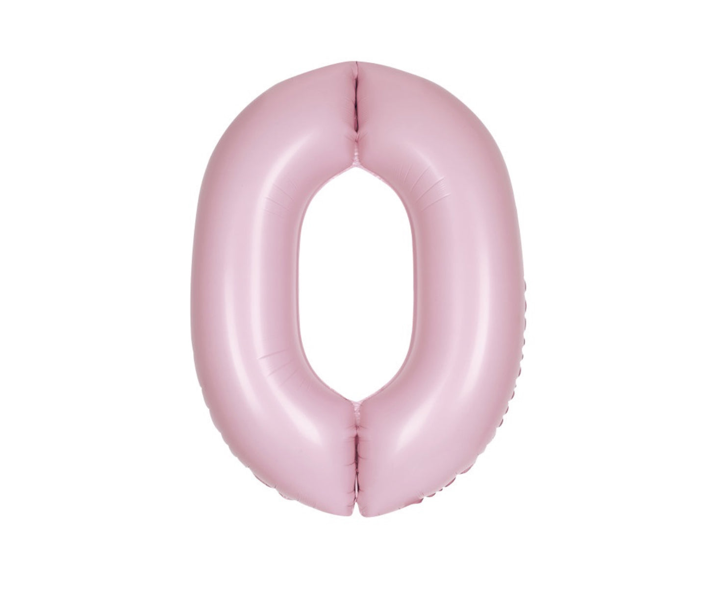 34” Number 0 (Matte Light Pink)