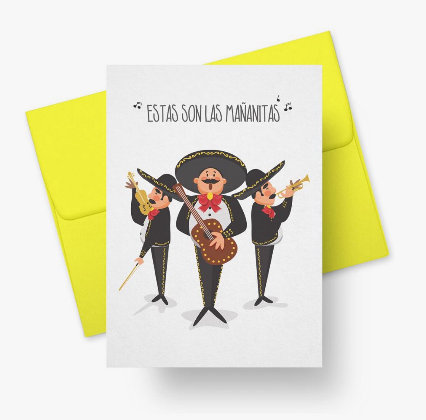 Estas Son La Manaitas Birthday Card