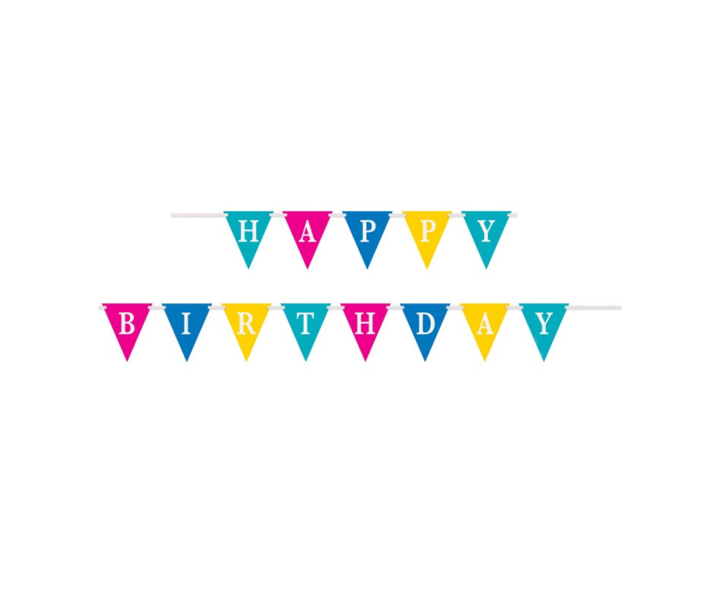 Bright Happy Birthday Banner